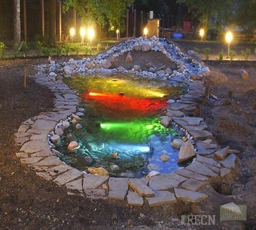 Подсветка фонтана своими руками фото 343