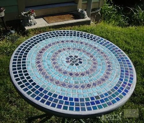 Самодельная плитка мозаика. Как сделать мозаичную плитку самостоятельно. Изготовление мозаики.