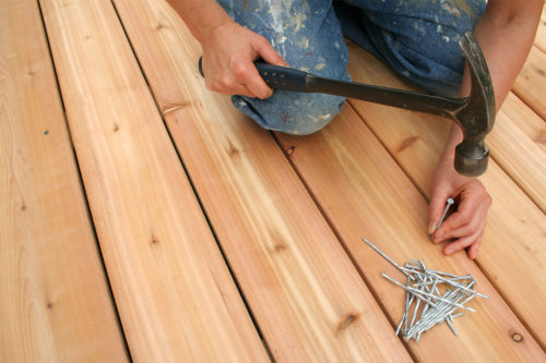 An additional strengthening of the flooring can be eliminated by their creak