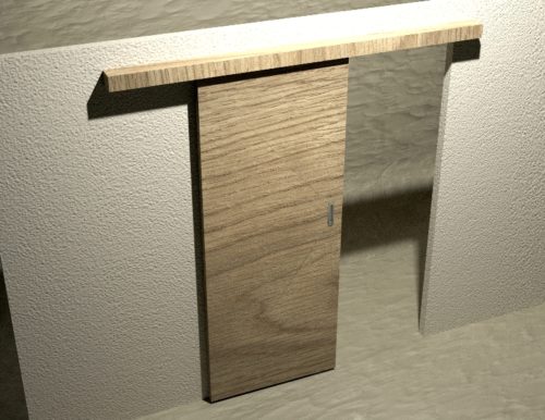 Wooden sliding partitions